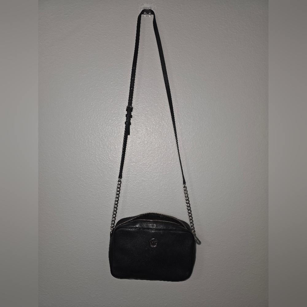 Michael Kors Black Crossbody Bag with Chain Strap